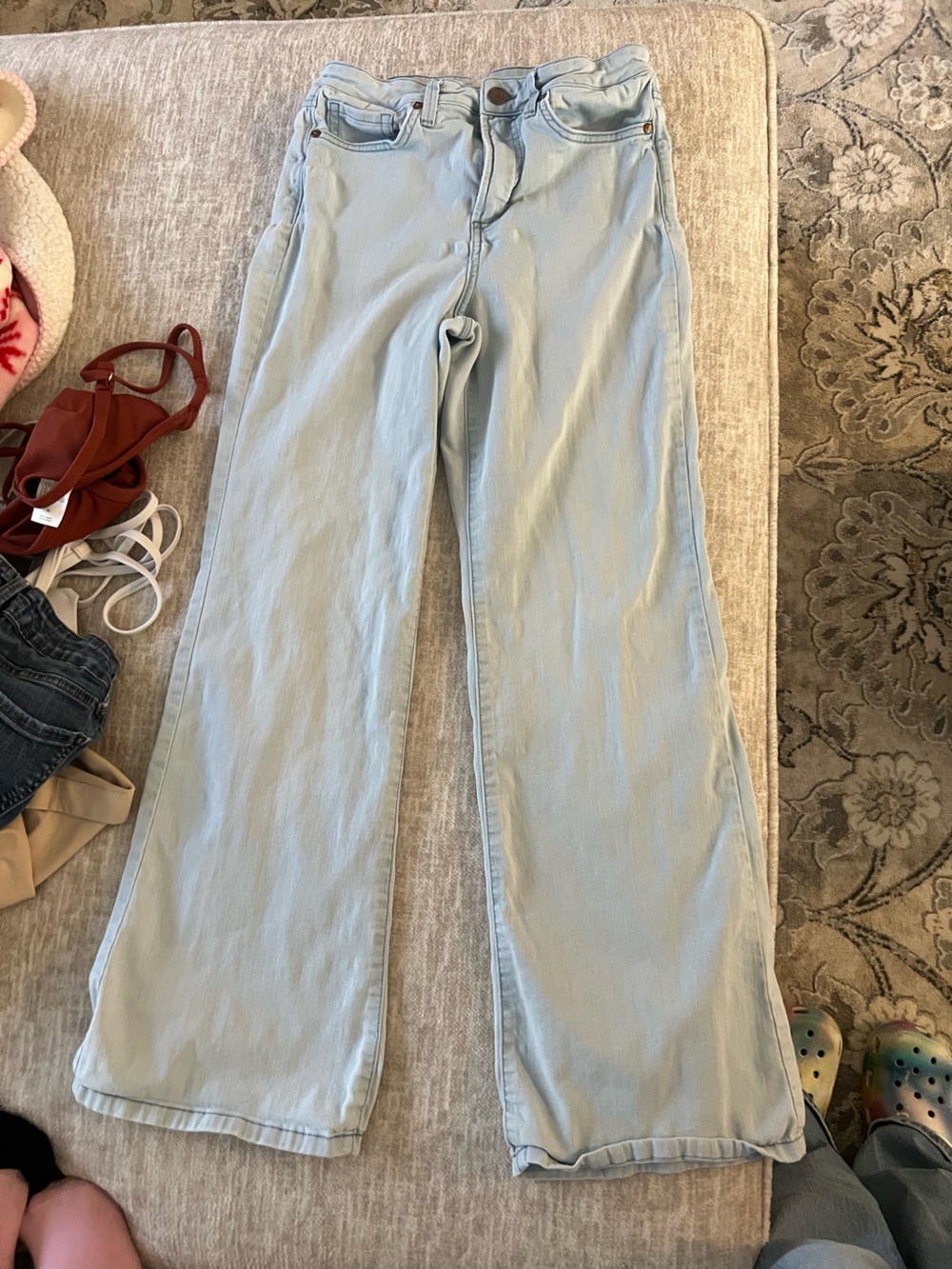 LC Lauren Conrad Light Blue Straight Leg Jeans